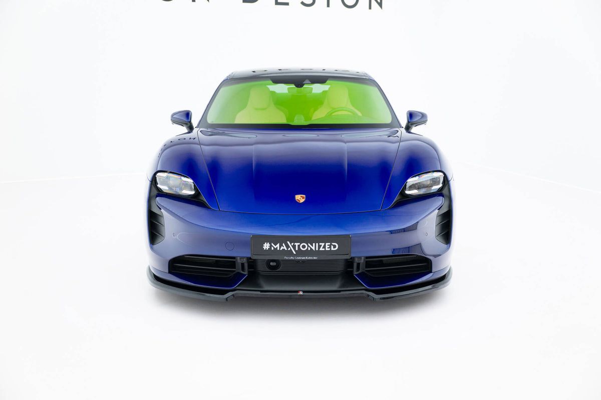 Maxton Design Splitter Anteriore - Porsche Taycan Mk1 - img 2