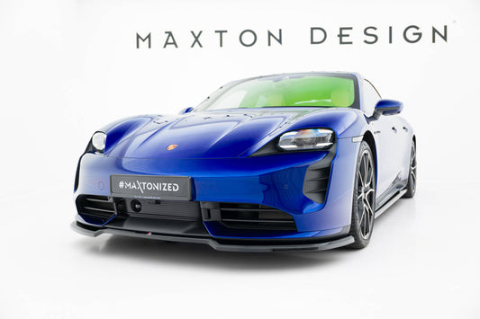 Maxton Design Splitter Anteriore - Porsche Taycan Mk1