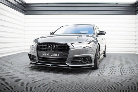 Maxton Design Splitter Anteriore V.1 - Audi A6 C7 FL