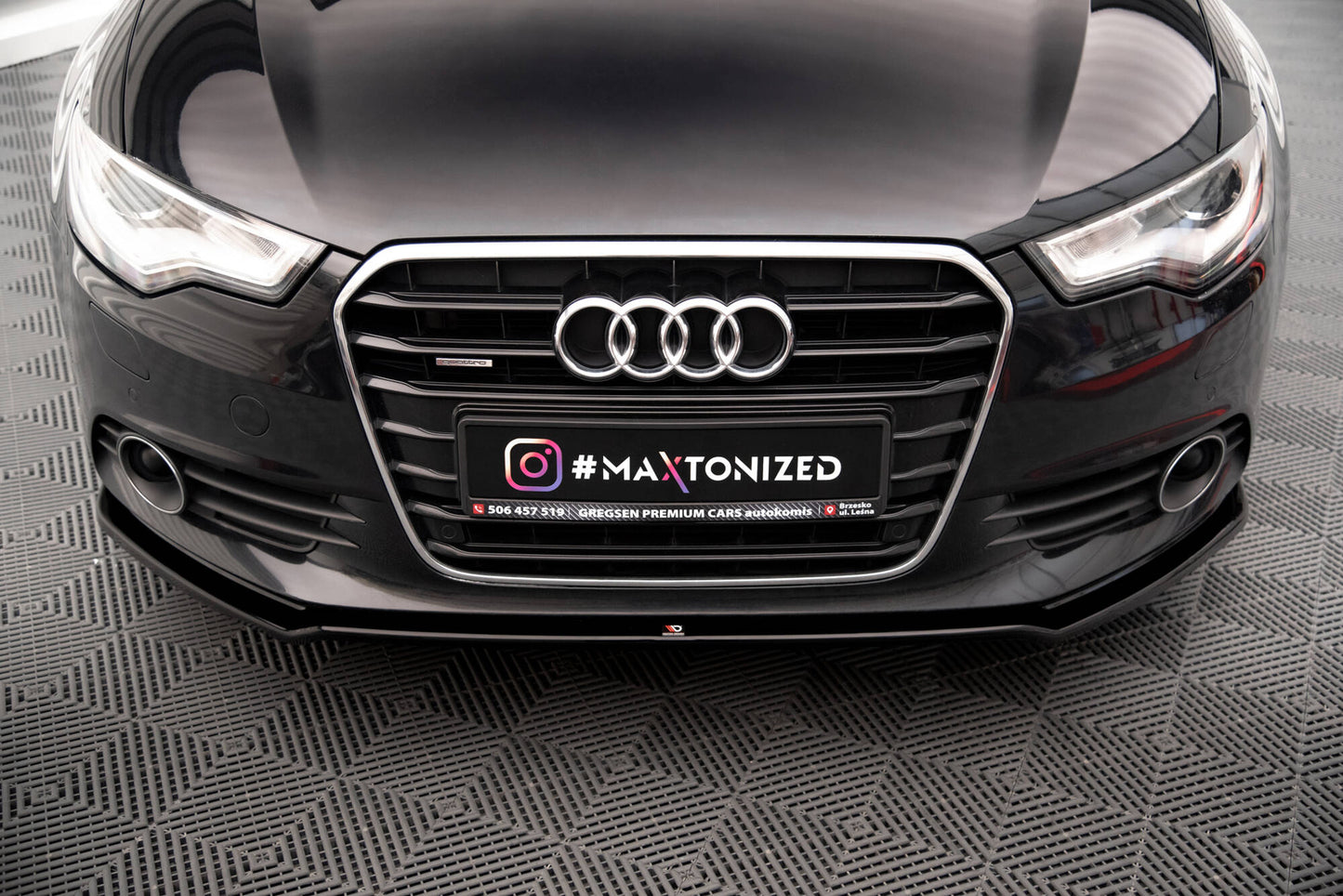 Maxton Design Splitter Anteriore V.1 - Audi A6 C7 - img 2