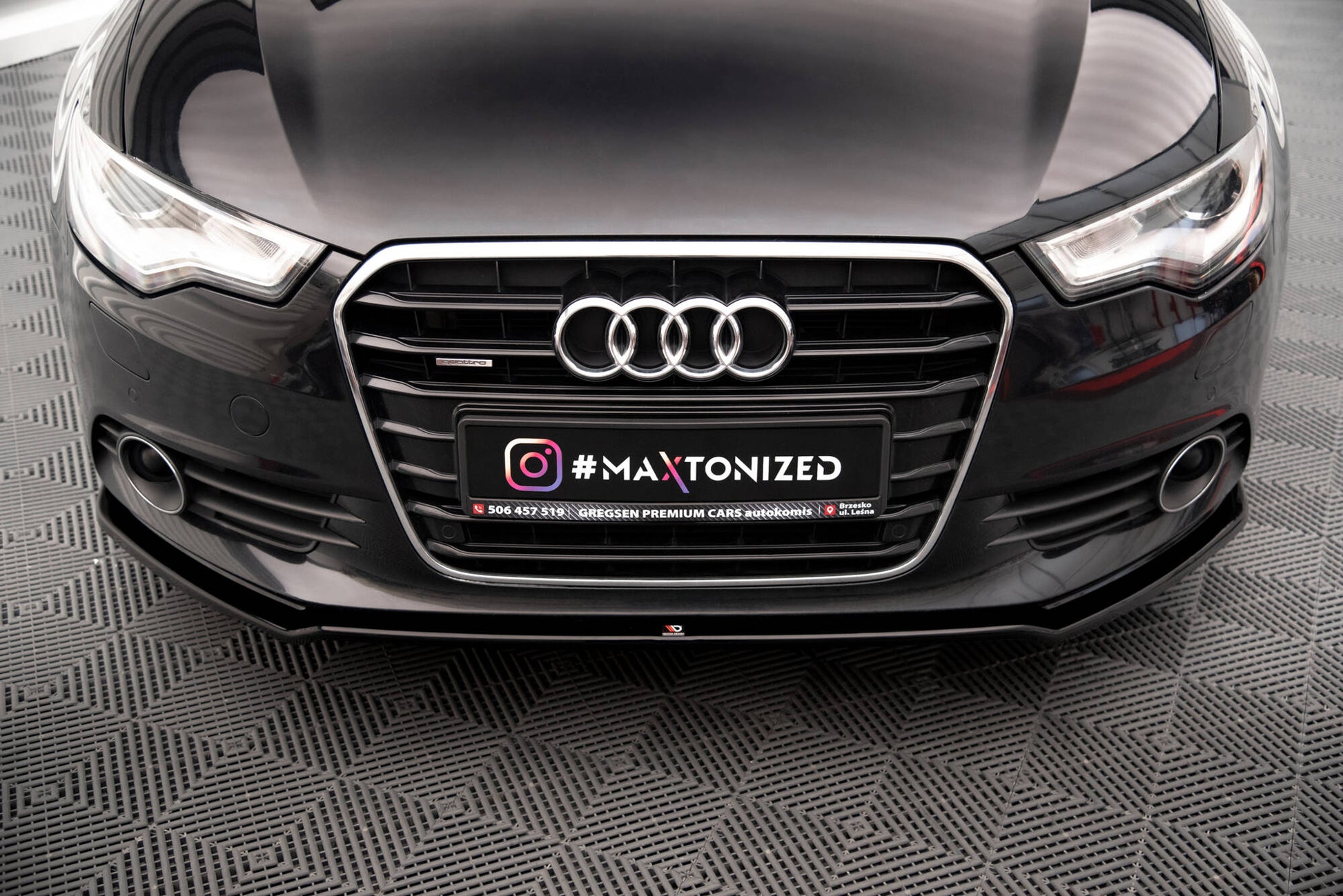 Maxton Design Splitter Anteriore V.1 - Audi A6 C7 - img 2