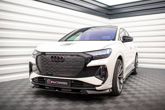 Maxton Design Splitter Anteriore V.1 - Audi Q4 e-tron Sportback