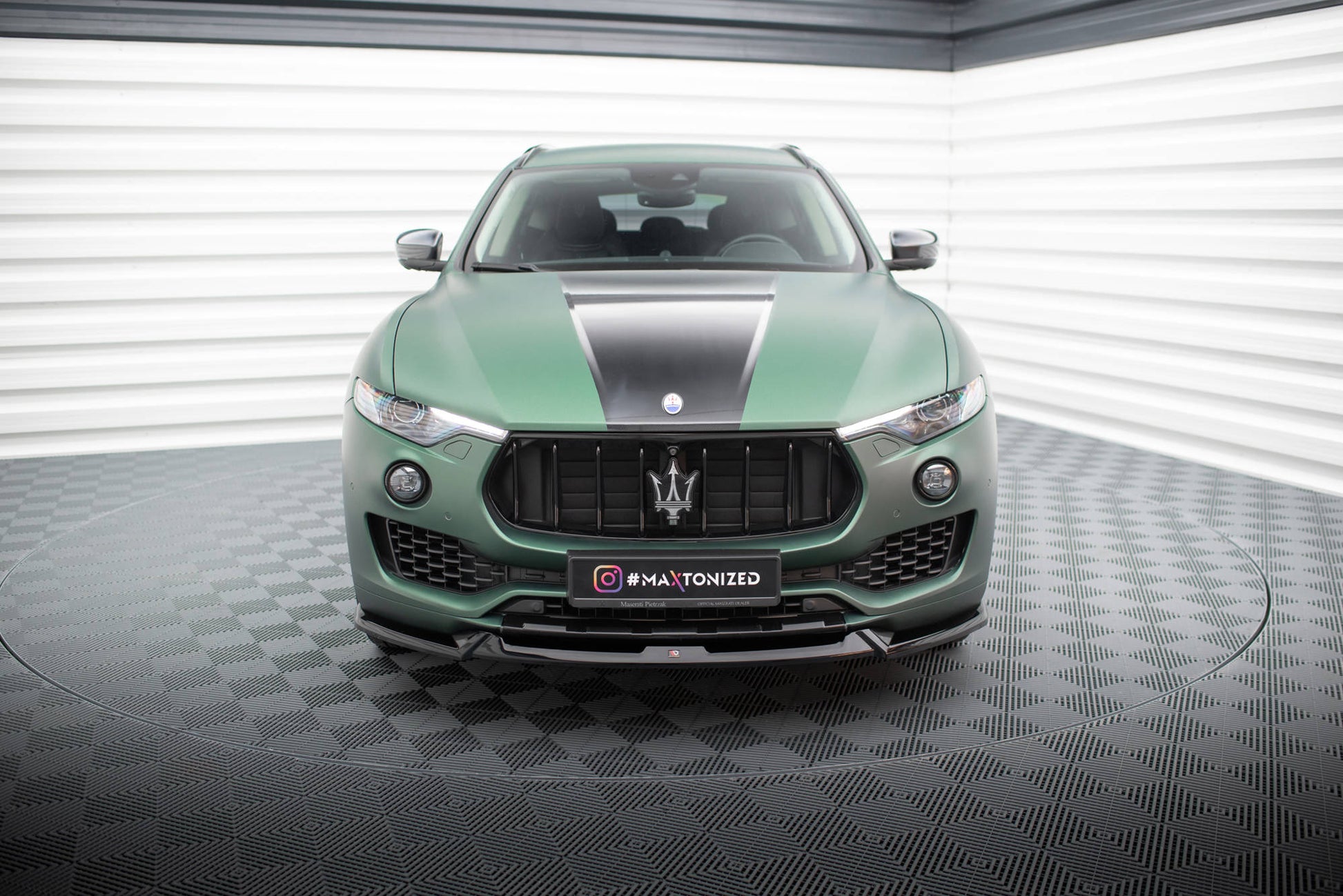 Maxton Design Splitter Anteriore V.1 - Maserati Levante Standard - img 2