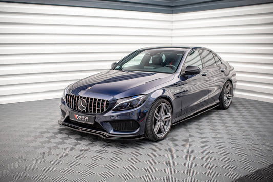 Maxton Design Splitter Anteriore V.1 - Mercedes C Klasa C43 AMG