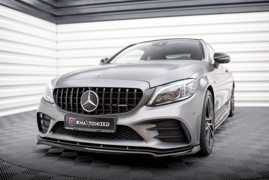Maxton Design Splitter Anteriore V.1 - Mercedes C Klasa Coupe