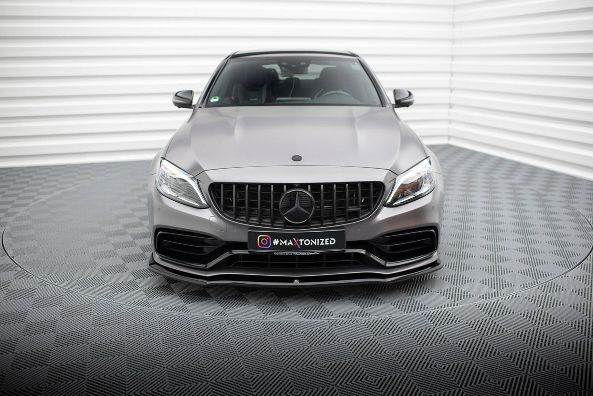 Maxton Design Splitter Anteriore V.1 - Mercedes C Klasa Coupe - img 2