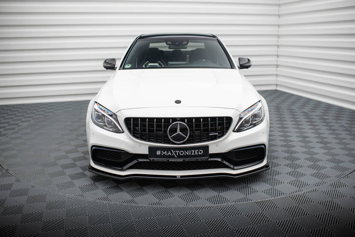 Maxton Design Splitter Anteriore V.1 - Mercedes C Klasa C63 AMG - img 2