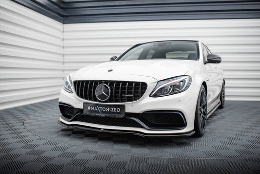 Maxton Design Splitter Anteriore V.1 - Mercedes C Klasa C63 AMG