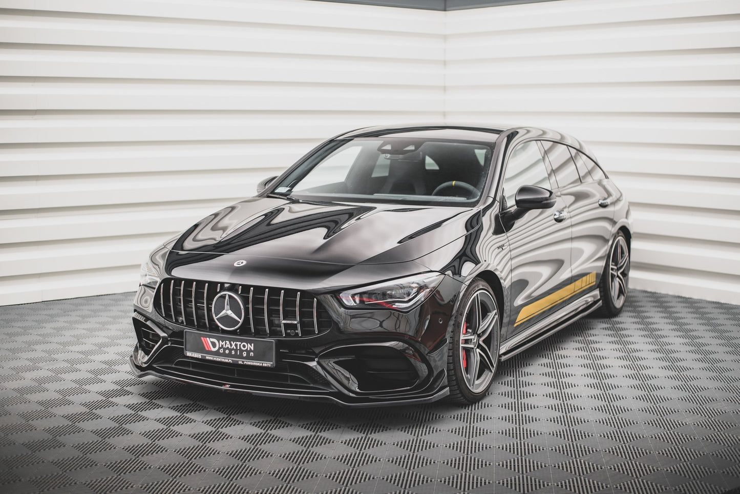 Maxton Design Splitter Anteriore V.1 - Mercedes CLA AMG 45