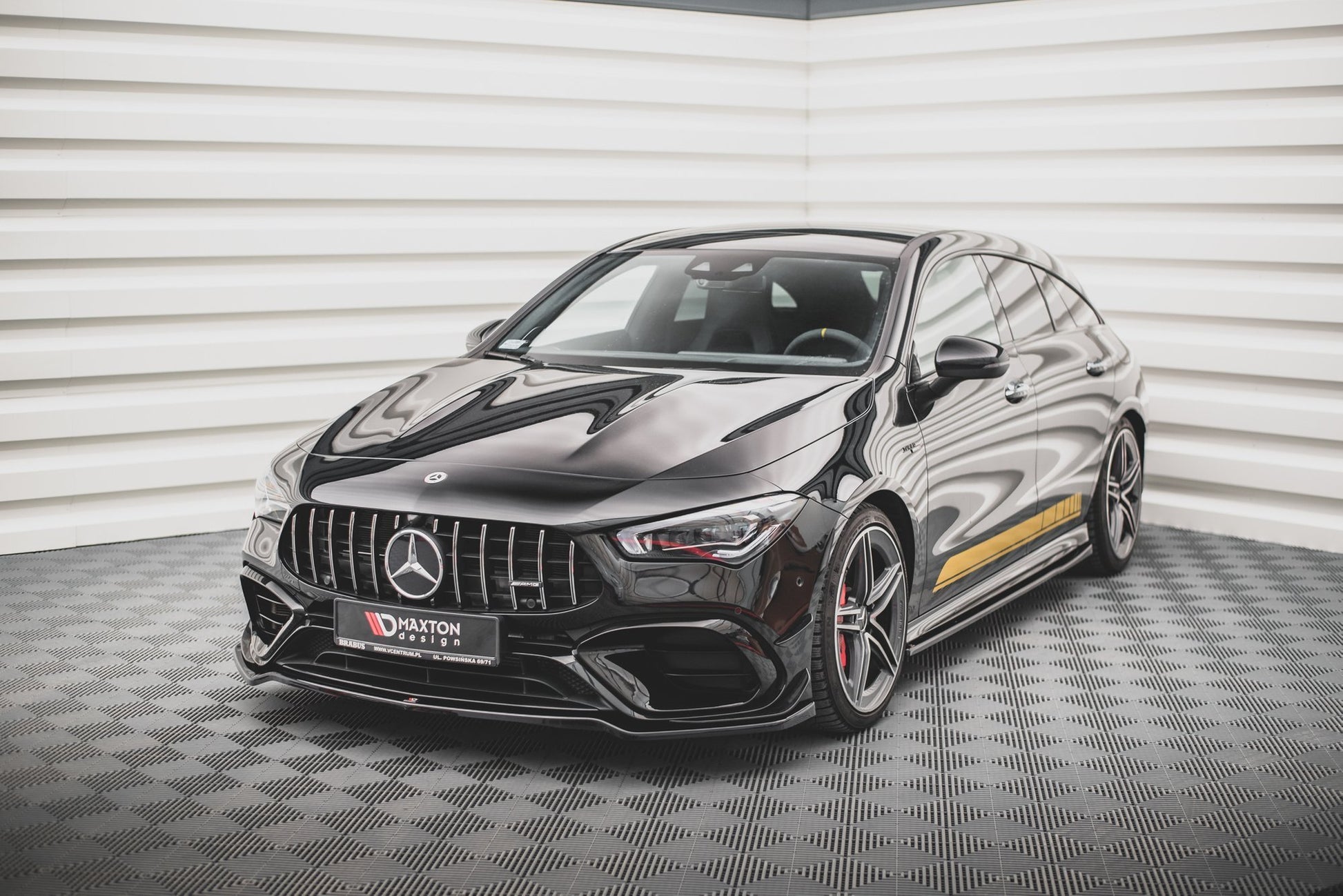 Maxton Design Splitter Anteriore V.1 - Mercedes CLA AMG 45