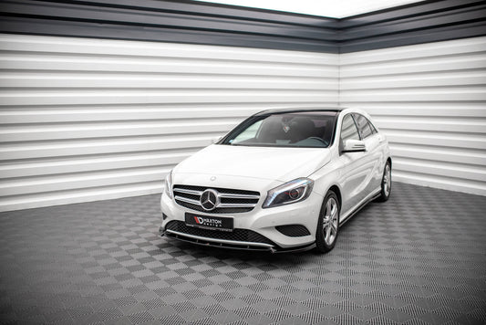 Maxton Design Splitter Anteriore V.1 - Mercedes A Klasa Standard
