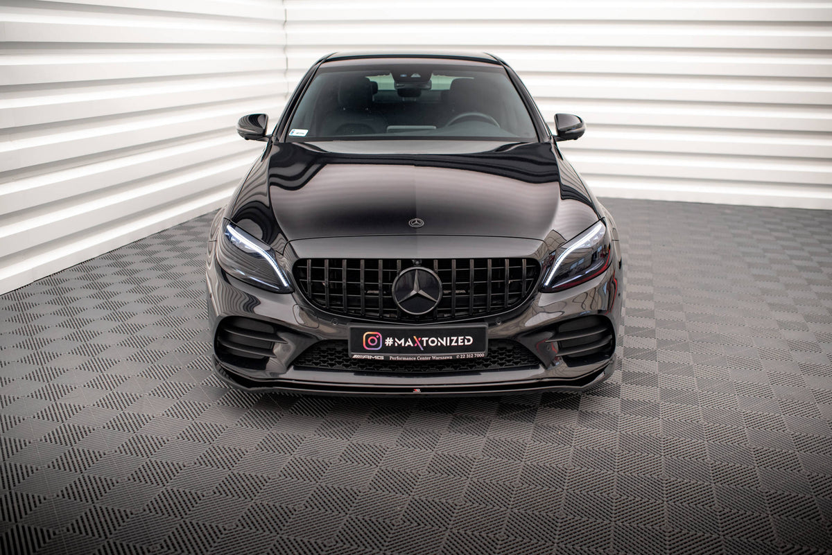 Maxton Design Splitter Anteriore V.1 - Mercedes C Klasa Coupe - img 2