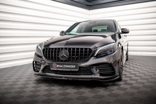 Maxton Design Splitter Anteriore V.1 - Mercedes C Klasa Coupe