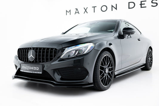 Maxton Design Splitter Anteriore V.1 - Mercedes C Klasa AMG-Line