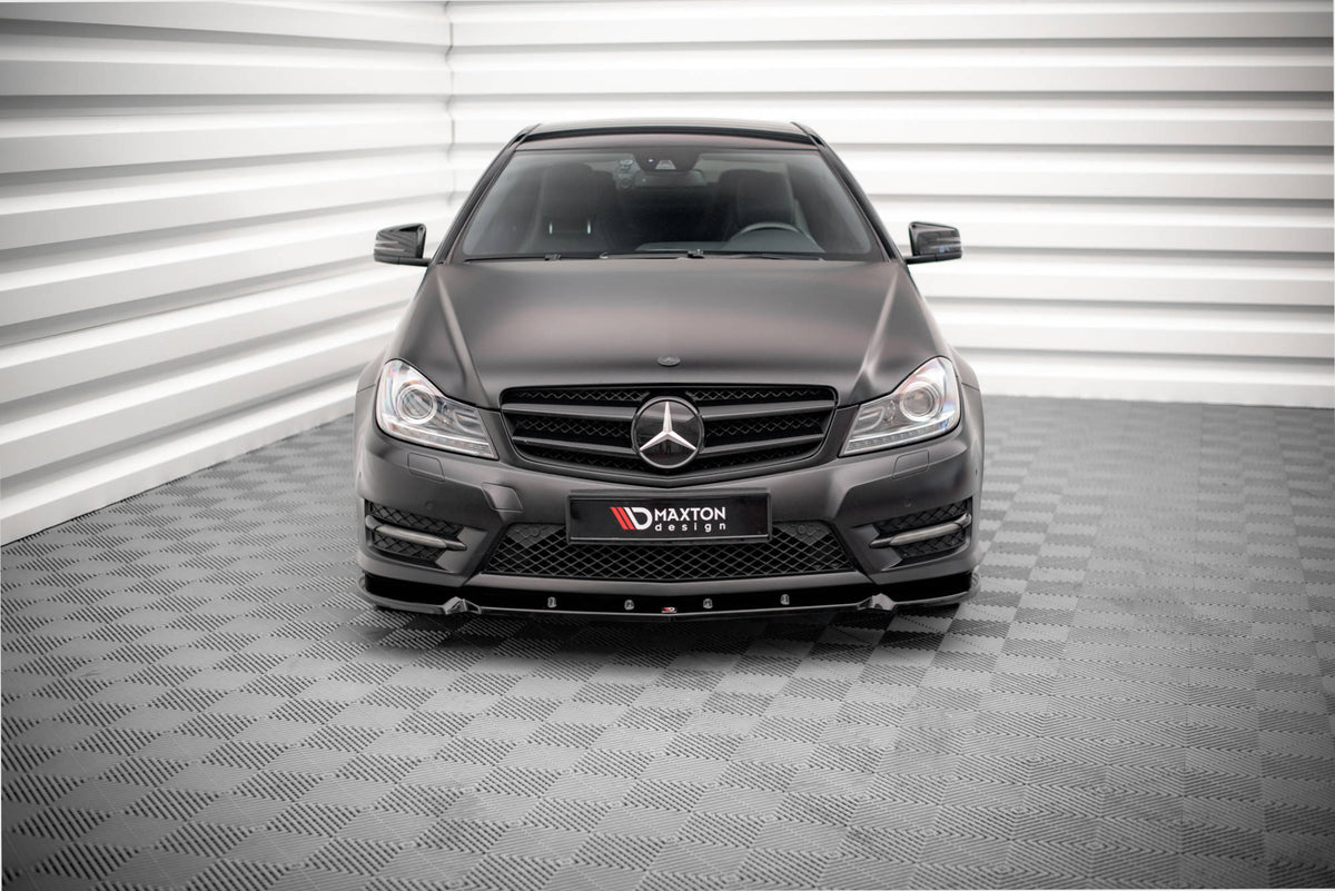 Maxton Design Splitter Anteriore V.1 - Mercedes C Klasa AMG-Line - img 2