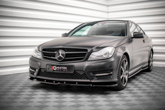 Maxton Design Splitter Anteriore V.1 - Mercedes C Klasa AMG-Line