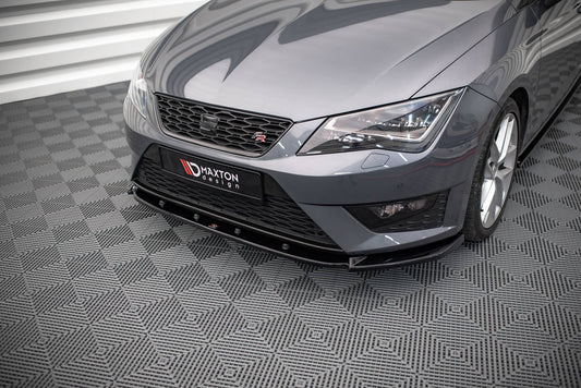 Maxton Design Splitter Anteriore V.1 - Seat Leon FR Mk3