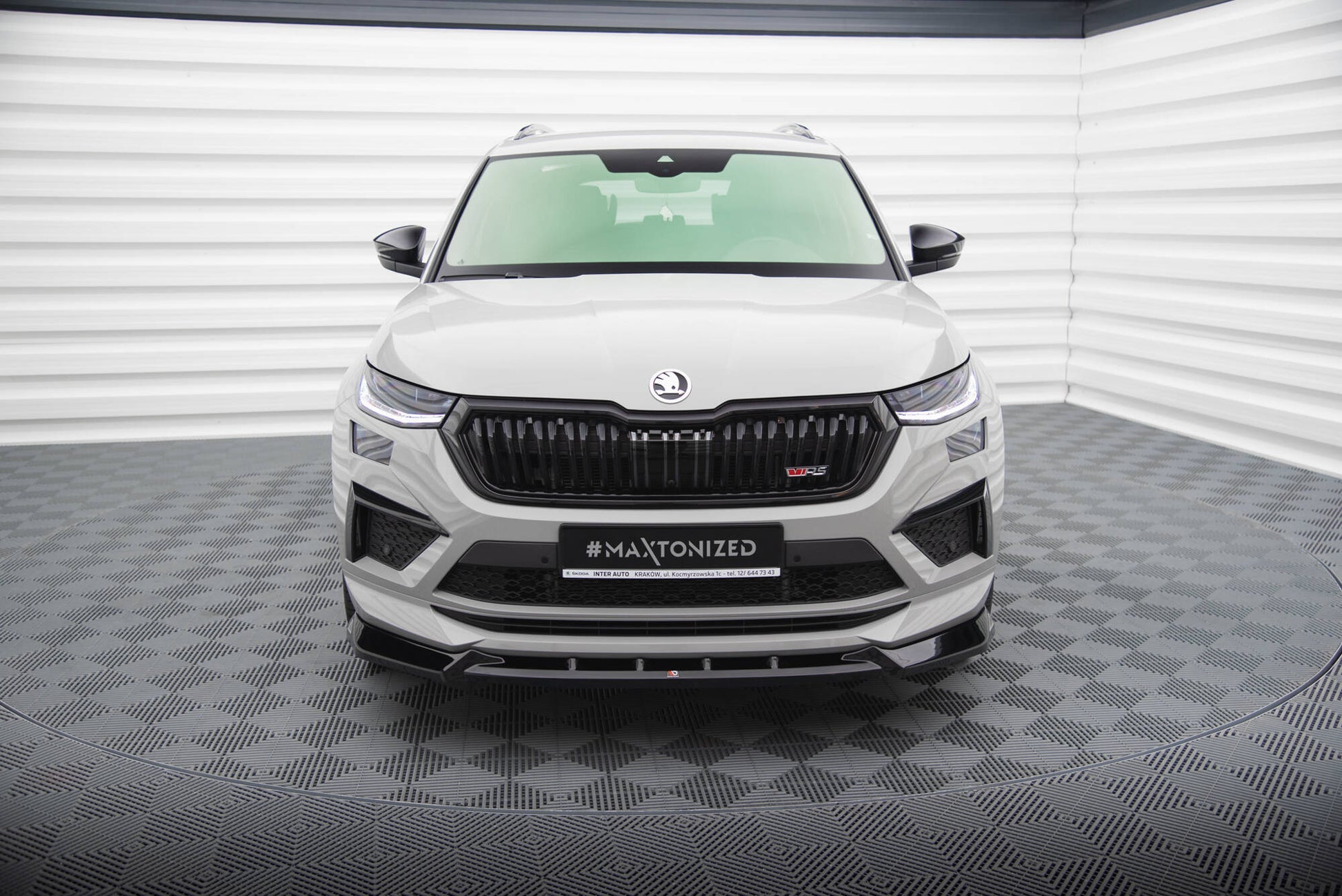 Maxton Design Splitter Anteriore V.1 - Skoda Kodiaq RS - img 2