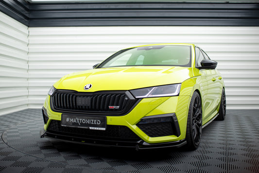 Maxton Design Splitter Anteriore V.1 - Skoda Octavia RS Mk4