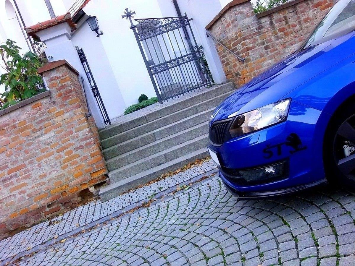 Maxton Design Splitter Anteriore V.1 - Skoda Rapid - img 2