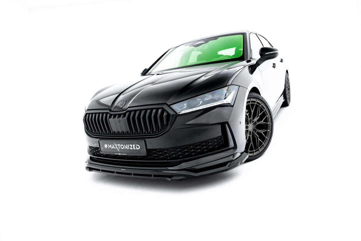 Maxton Design Splitter Anteriore V.1 - Skoda Superb Mk4