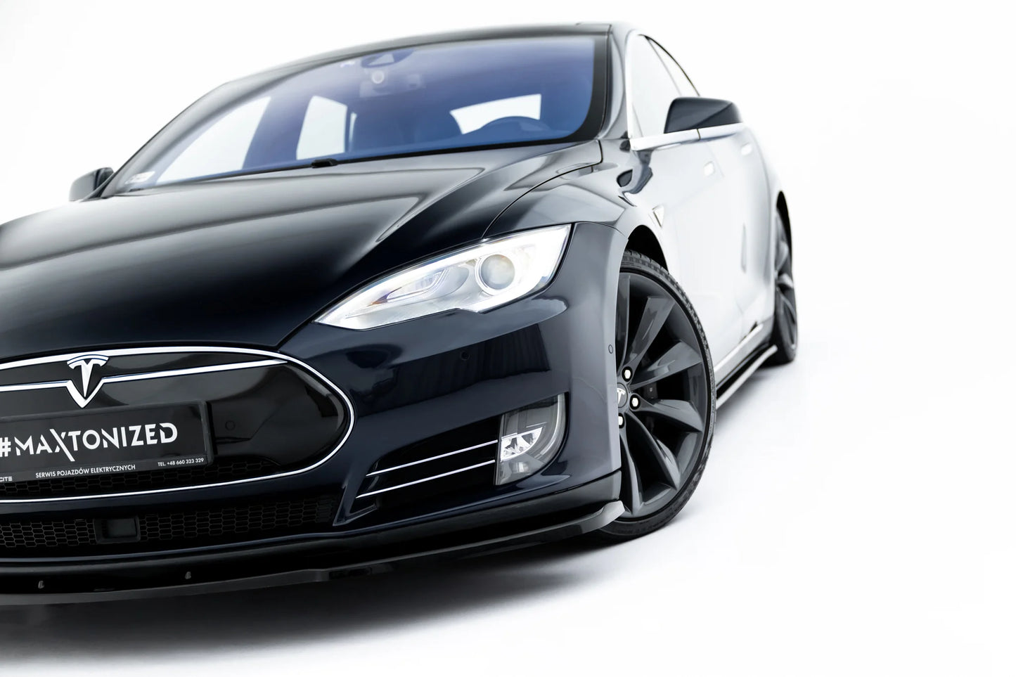 Maxton Design Splitter Anteriore V.1 - Tesla Model S - img 5