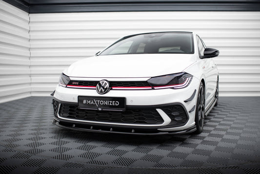 Maxton Design Splitter Anteriore V.1 - Volkswagen Polo GTI Mk6 Facelift
