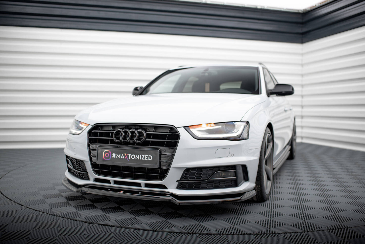 Maxton Design Splitter Anteriore V.2 - Audi A4 B8 Facelift