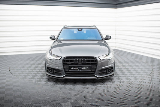 Maxton Design Splitter Anteriore V.2 - Audi A6 C7 FL