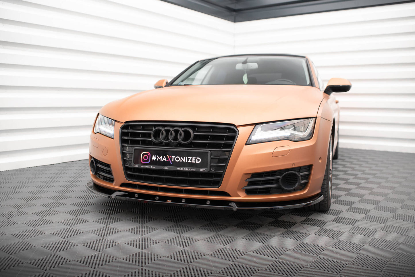 Maxton Design Splitter Anteriore V.2 - Audi A7 C7
