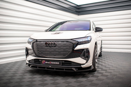 Maxton Design Splitter Anteriore V.2 - Audi Q4 e-tron Sportback