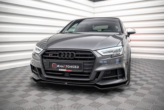 Maxton Design Splitter Anteriore V.2 - Audi A3 8V FL