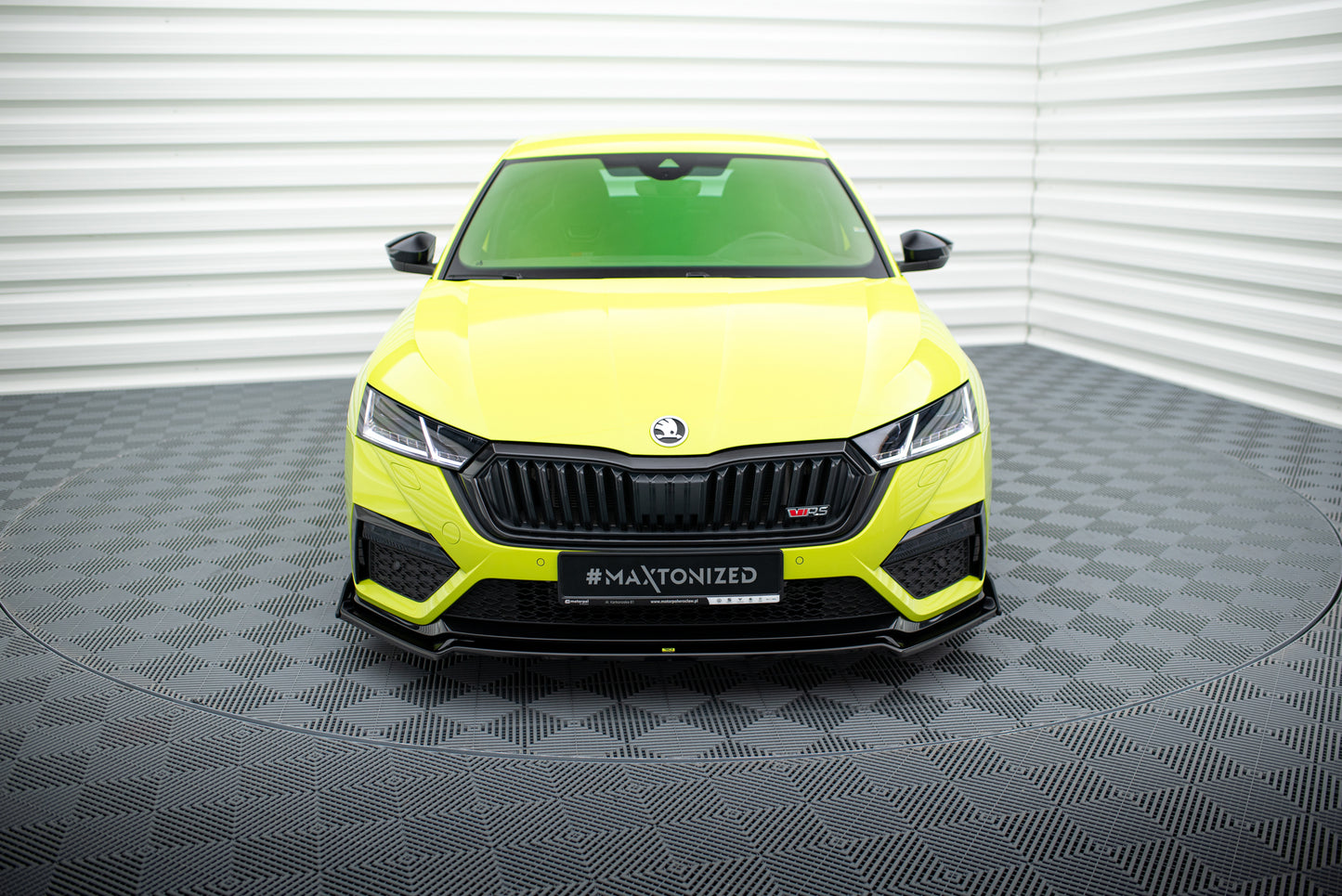 Maxton Design Splitter Anteriore V.2 - Skoda Octavia RS Mk4 - img 2