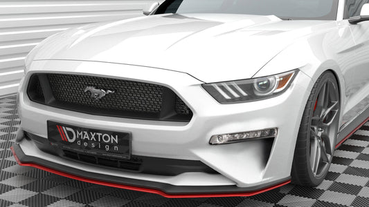 Maxton Design Splitter Anteriore V.2 - Ford Mustang MK6 GT Facelift