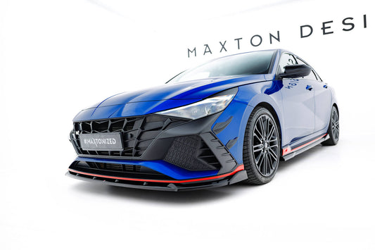 Maxton Design Splitter Anteriore V.2 - Hyundai Elantra Mk7