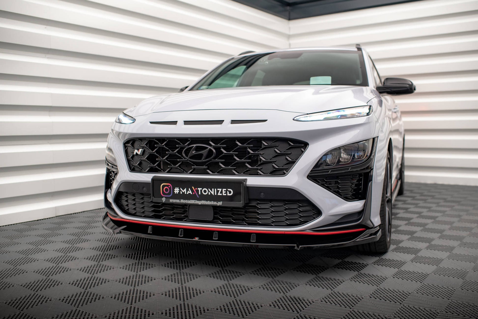 Maxton Design Splitter Anteriore V.2 - Hyundai Kona N Mk1