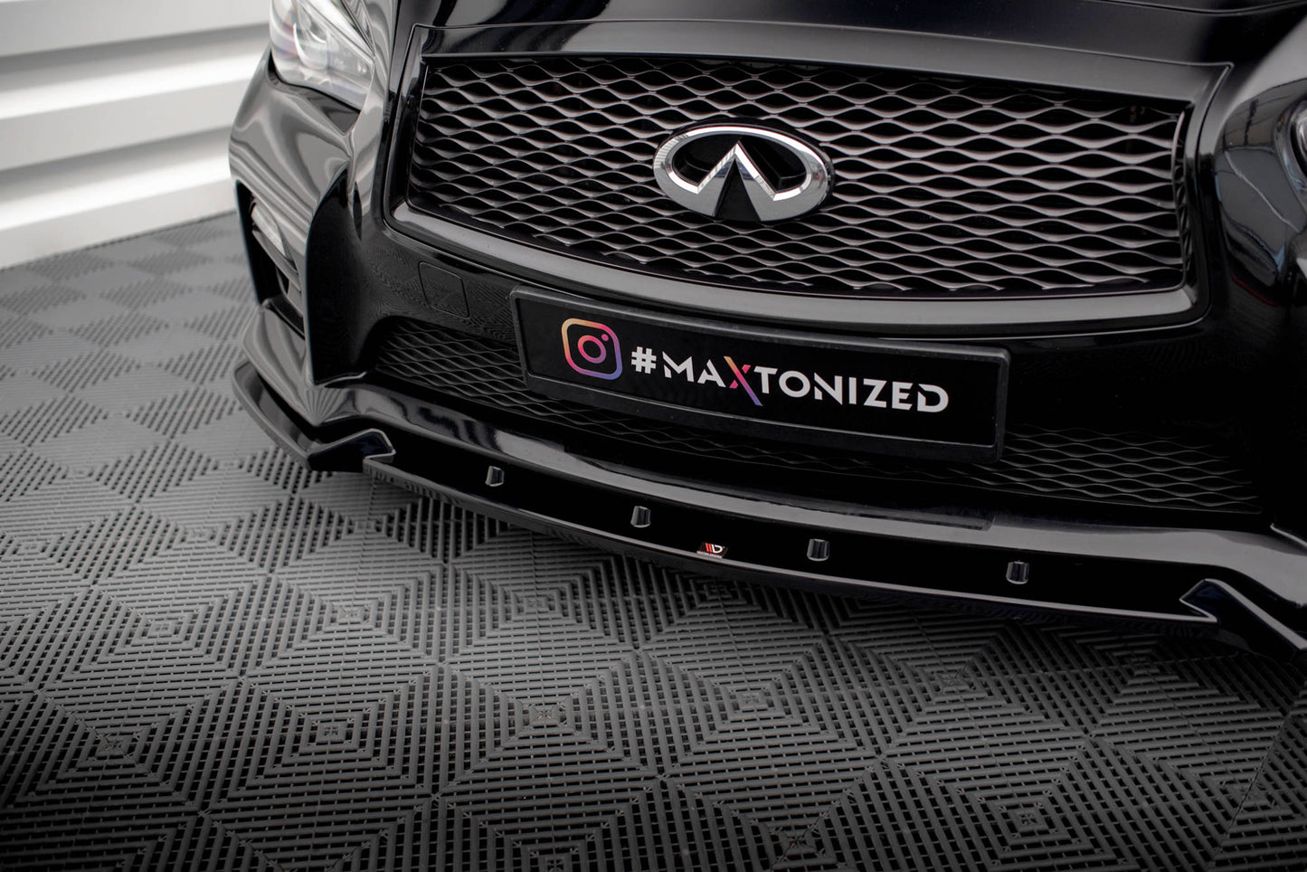Maxton Design Splitter Anteriore V.2 - Infiniti Q50 Mk1 - img 3