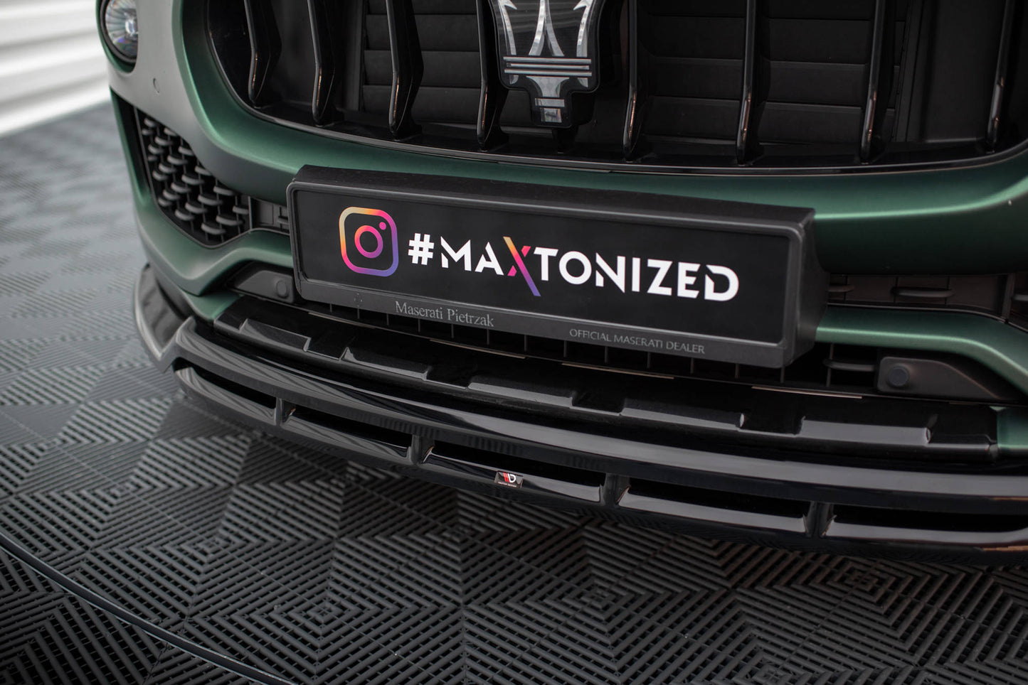 Maxton Design Splitter Anteriore V.2 - Maserati Levante Standard - img 3