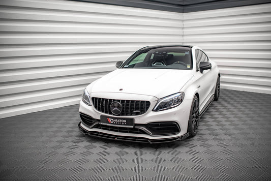 Maxton Design Splitter Anteriore V.2 - Mercedes C Klasa Coupe