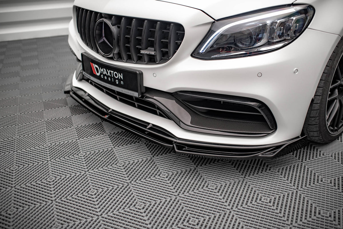 Maxton Design Splitter Anteriore V.2 - Mercedes C Klasa Coupe - img 2