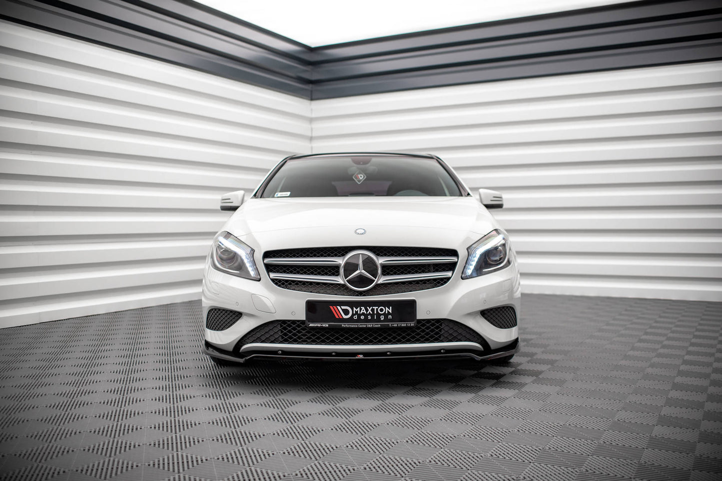 Maxton Design Splitter Anteriore V.2 - Mercedes A Klasa Standard - img 2