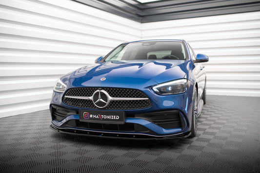 Maxton Design Splitter Anteriore V.2 - Mercedes C Klasa AMG-Line