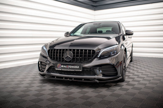 Maxton Design Splitter Anteriore V.2 - Mercedes C Klasa Coupe