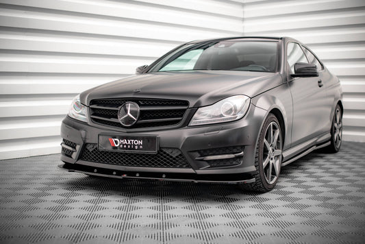 Maxton Design Splitter Anteriore V.2 - Mercedes C Klasa AMG-Line