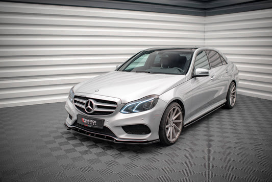 Maxton Design Splitter Anteriore V.2 - Mercedes E Klasa Sedan