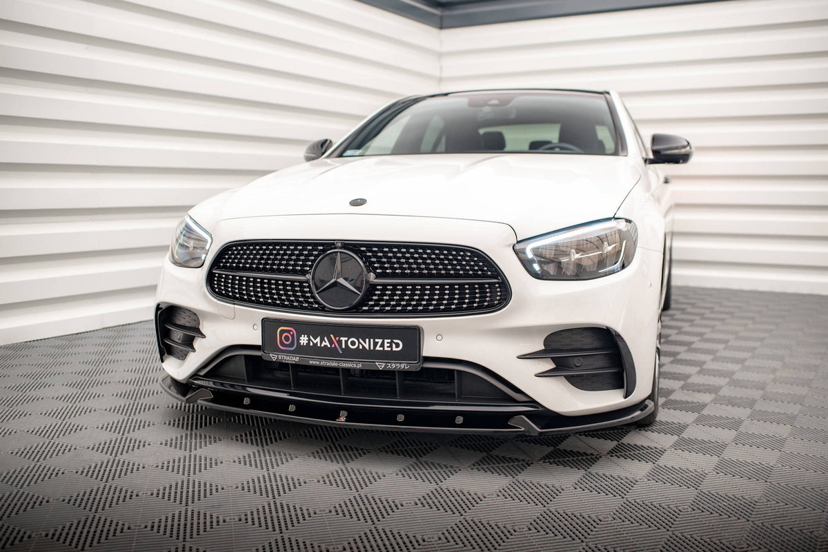 Maxton Design Splitter Anteriore V.2 - Mercedes E Klasa Sedan