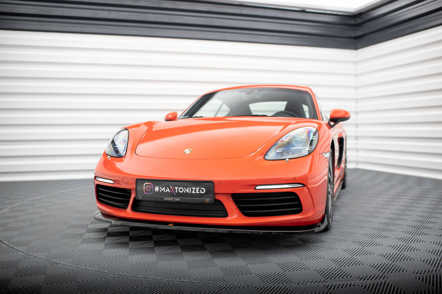 Maxton Design Splitter Anteriore V.2 - Porsche Cayman 982c