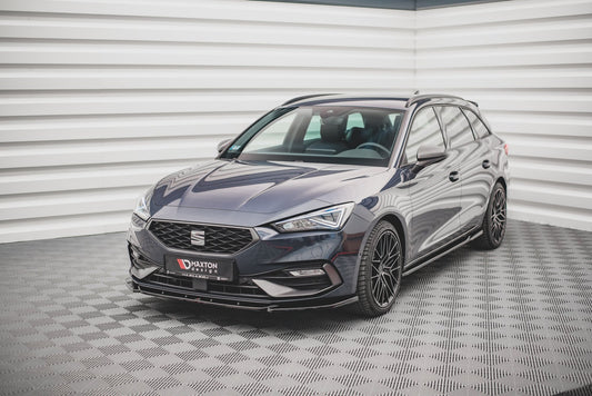 Maxton Design Splitter Anteriore V.2 - Seat Leon FR Mk4