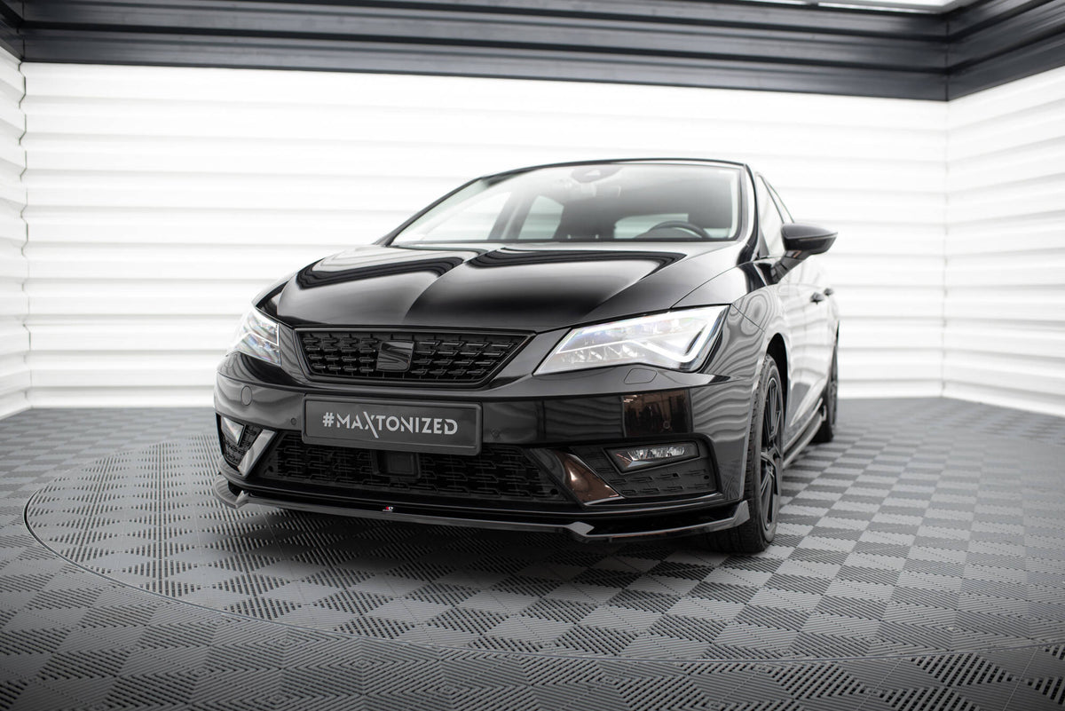 Maxton Design Splitter Anteriore V.2 - Seat Leon Mk3