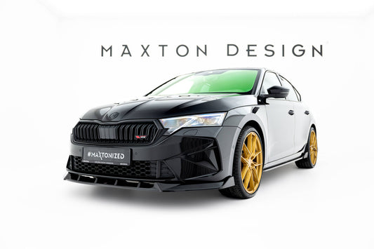 Maxton Design Splitter Anteriore V.2 - Skoda Octavia RS Mk4 Facelift
